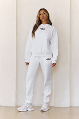 Base Fleece Round Neck Sweatshirt White