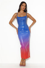 Runaway Kira Midi Dress Midnight Romance
