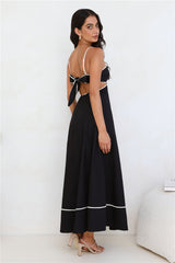 Island Dreamer Maxi Dress Black
