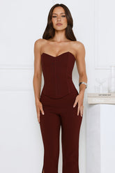 Gisele Bustier Bitter Chocolate