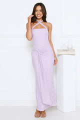 Kissed By Stars Halter Maxi Dress Purple
