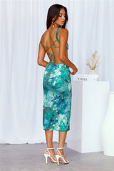 La Lover Midi Dress Green