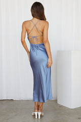 Memory Lanes Midi Dress Blue
