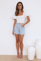 Rolla'S Mirage Shorts Nina Blue Organic