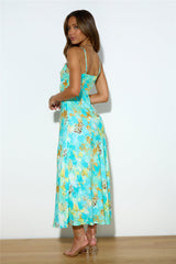 She'S The Fun Maxi Dress Teal