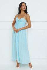 Discover Yourself Maxi Dress Blue