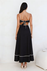 Island Dreamer Maxi Dress Black