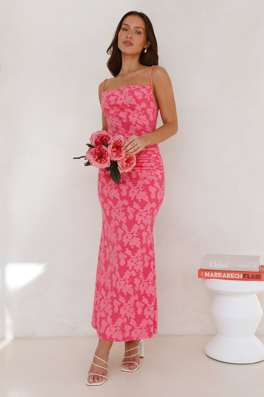 Whispering Love Maxi Dress Pink