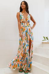 Mystical Meetings Maxi Dress Multi